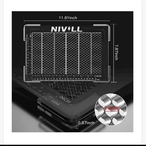 Nivill Laser Honeycomb Working Panel Set Workbed Table 11.8" X 7.9" New - Picture 4 of 8